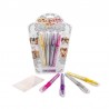 Festival feelings - Lot de 4 stylos gel pailletés pour tatouage