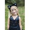 Robe de chat noir avec serre-tête, 3-4 ans