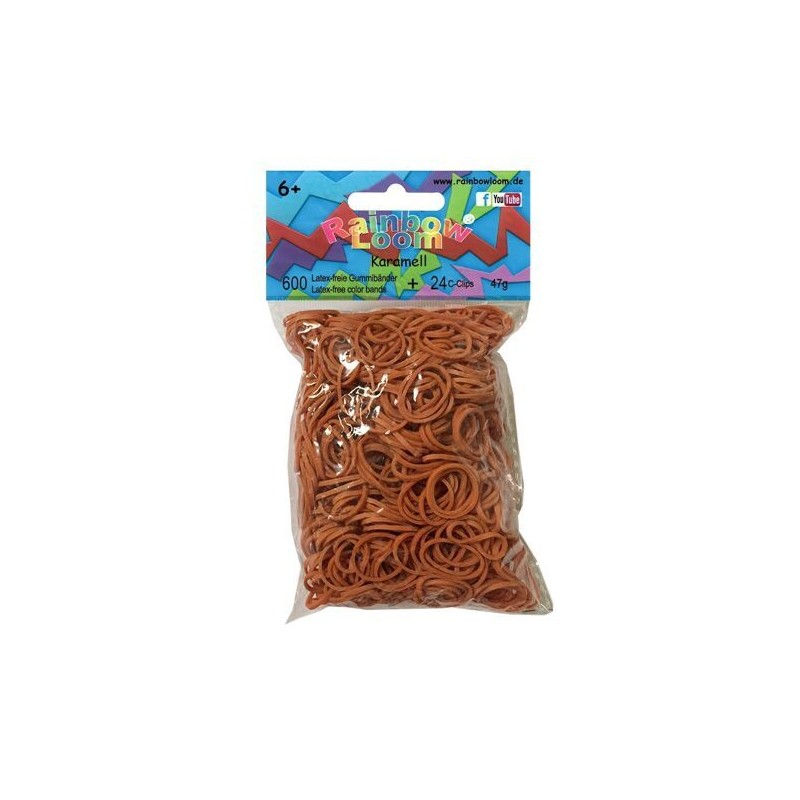 Elastiques Rainbow Loom - Caramel