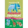 Construis en 3D - Animaux sauvages