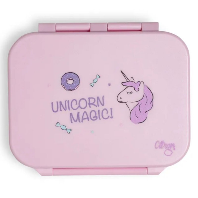 Snackbox licorne - Boite à compartiments en tritan Snackbox licorne - Boite à compartiments en tritan
