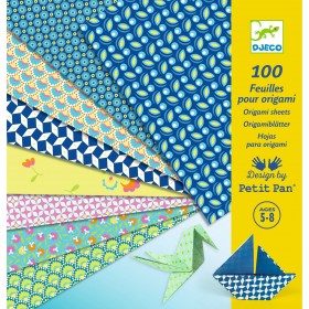 100 feuilles pour origami -...