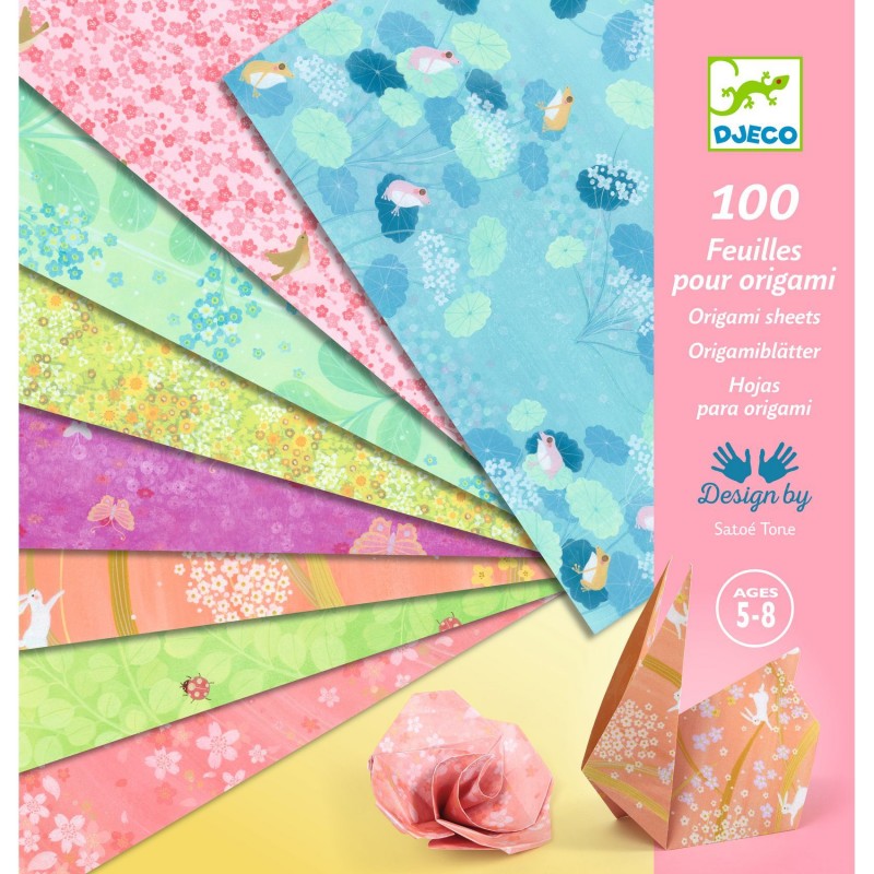 100 feuilles pour origami - Haru