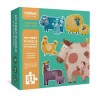 Mon 1er puzzle - Animaux de la ferme avec leur petit