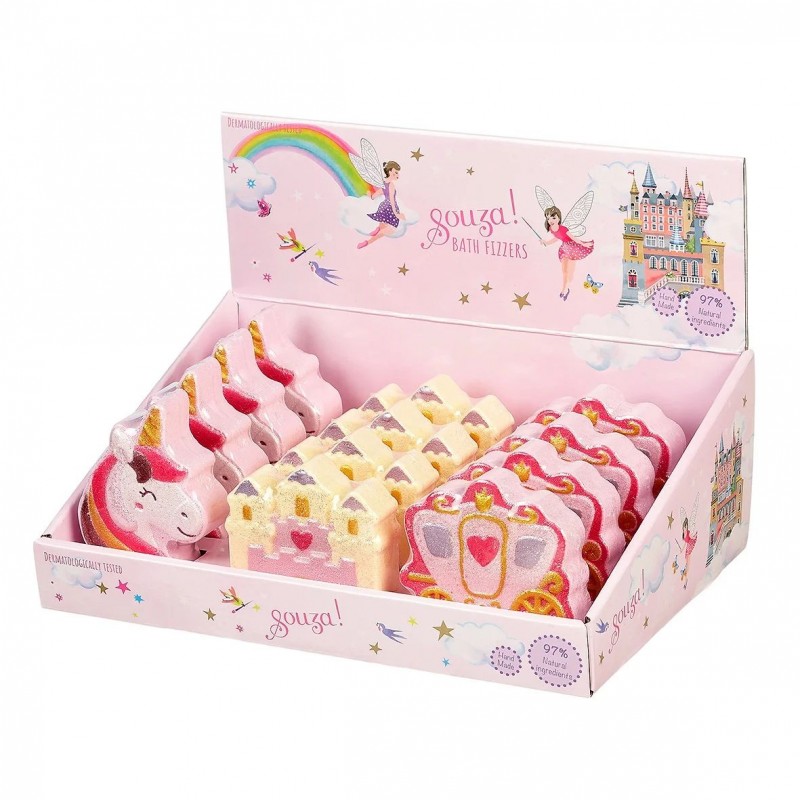 Bombe de bain pailletée (assortiment)