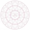 Coloriage Graffy Pop Mandala - Fleurs