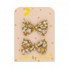 Barrettes mini papillon - Liberty Feather Meadow (paire)