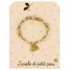 Bracelet Liberty - Feather Meadow coeur doré