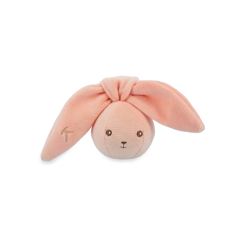Lapinoo - Balle hochet lapin rose