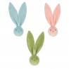 Lapinoo - Balle hochet lapin rose