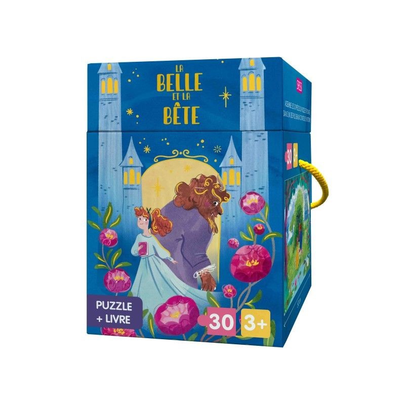 Puzzle & livre - La Belle et la Bête