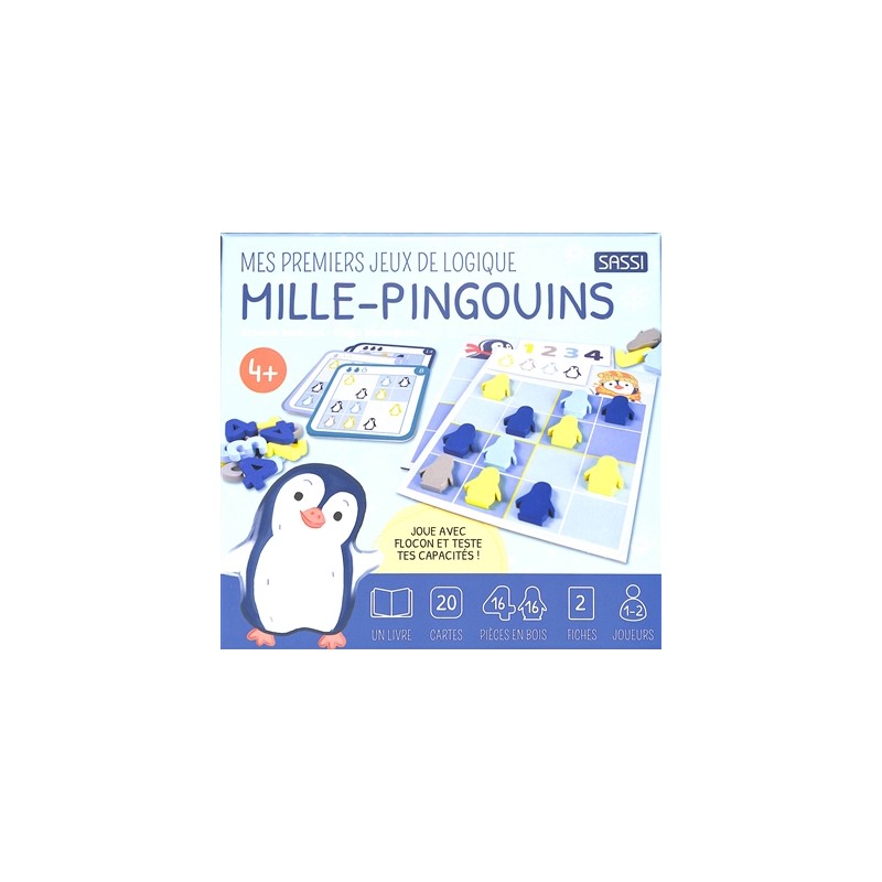 Mes premiers jeux de logique - Mille-pingouins