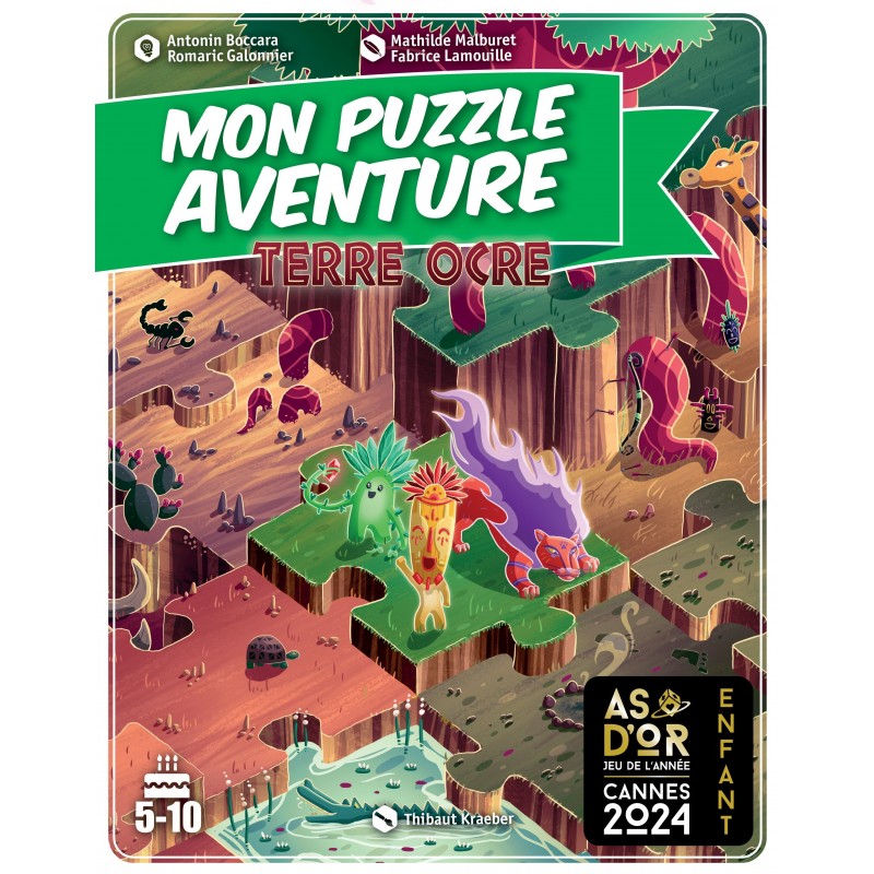 Mon puzzle aventure - Voyage en Terre Ocre