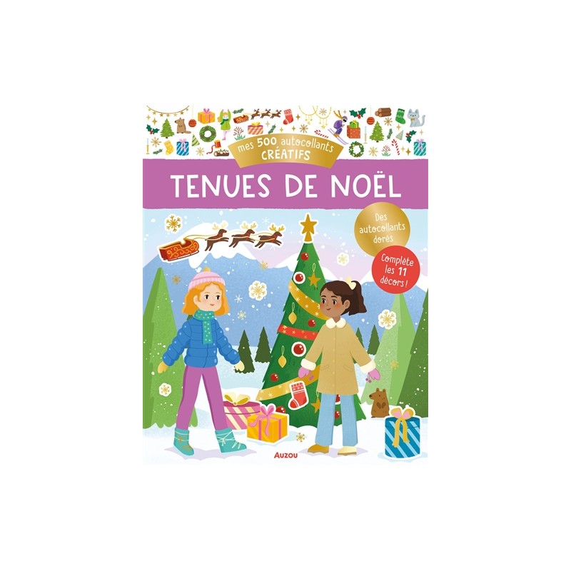 Tenues de Noël : mes 500 autocollants créatifs