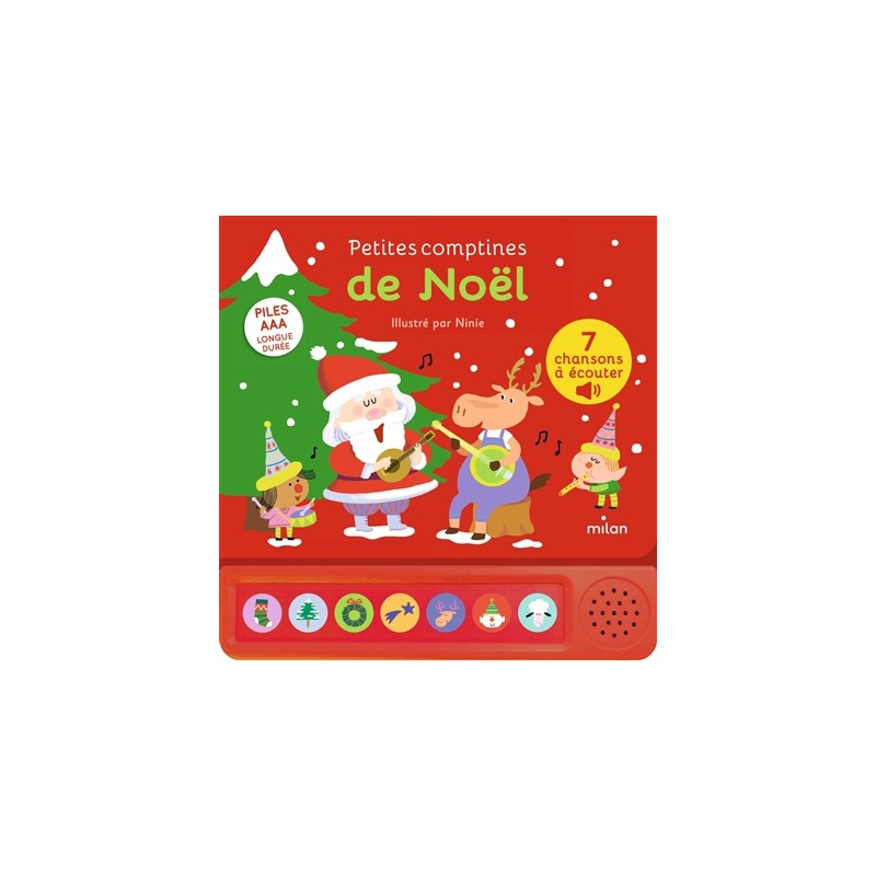 Contes et comptines à écouter - Petites comptines de Noël- LIVRE SONORE - Dès 1 an Contes et comptines à écouter - Petites comptines de Noël- LIVRE SONORE - Dès 1 an