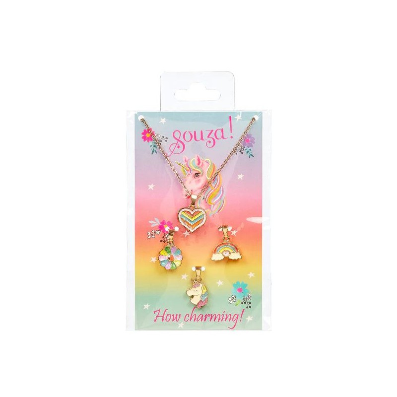 Set cadeau Licorne (collier et pendentifs)