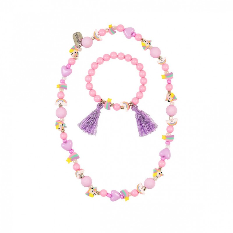 Set collier et bracelet Licorne