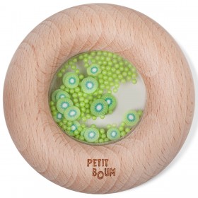 Hochet sensoriel donut - Kiwi