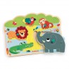 Puzzle sonore en bois Baobab