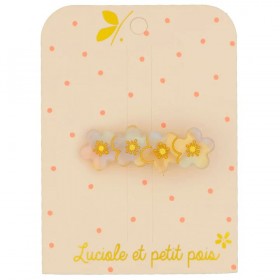 Barrette 4 fleurs en...