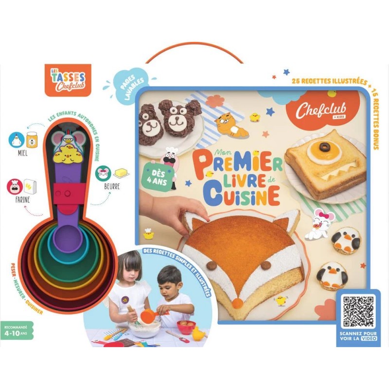 Coffret Chefclub Kids - Mon premier livre de cuisine