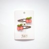 Barrettes - Paire de cerises