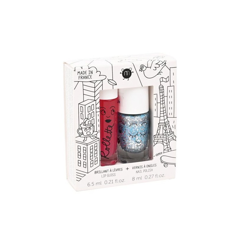 Coffret duo Magique - Rollette framboise + vernis Luna