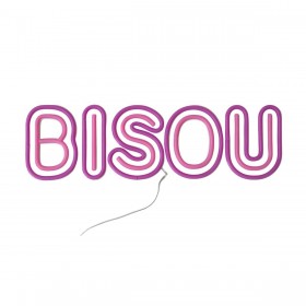 Lampe Néon - Bisou