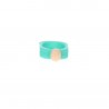 Bague pastel bleu et rose