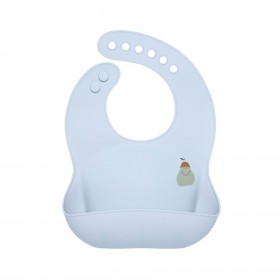 Bavoir en silicone avec...