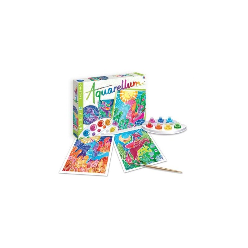 Aquarellum - Phosphorescent licorne Aquarellum - Phosphorescent licorne