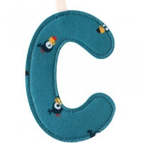 Lettre en tissu C