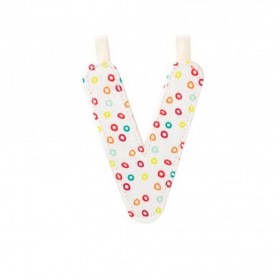 Lettre en tissu V