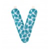 Lettre en tissu V
