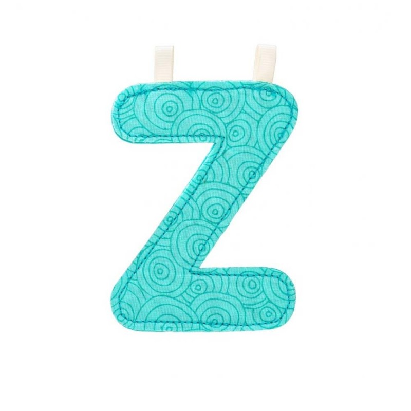 Lettre en tissu Z Lettre en tissu Z