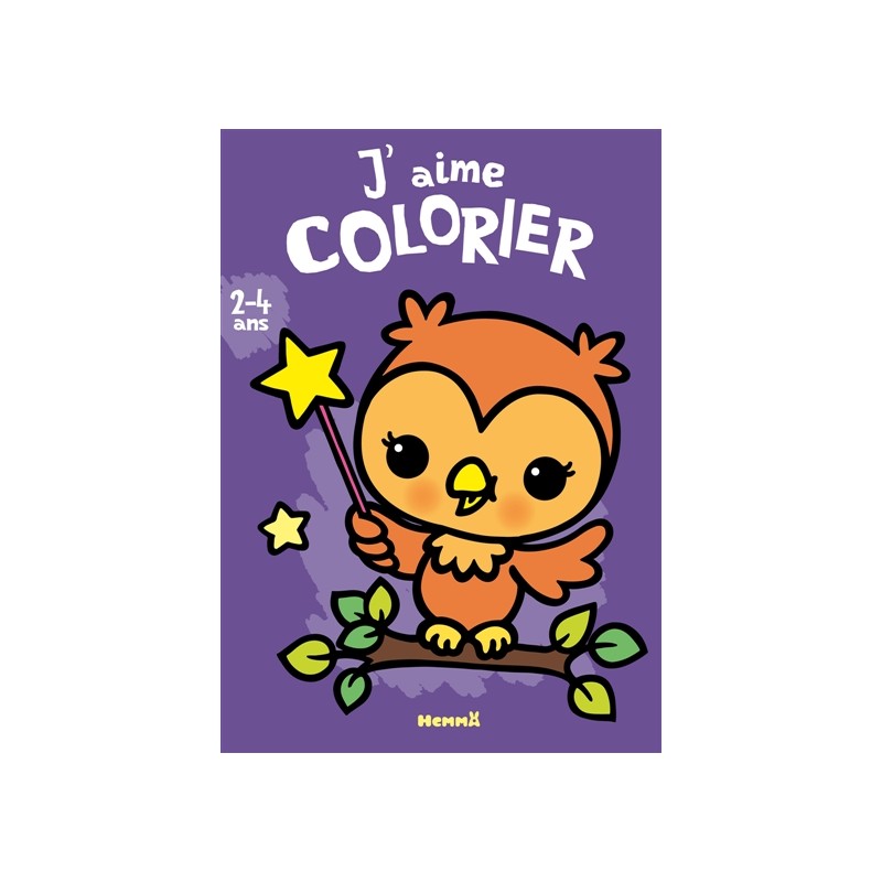 J'aime colorier (2-4 ans) (Hibou)