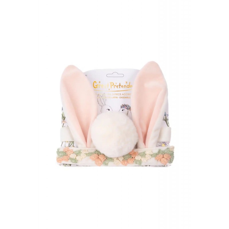 Set de lapin : bandeau et queue