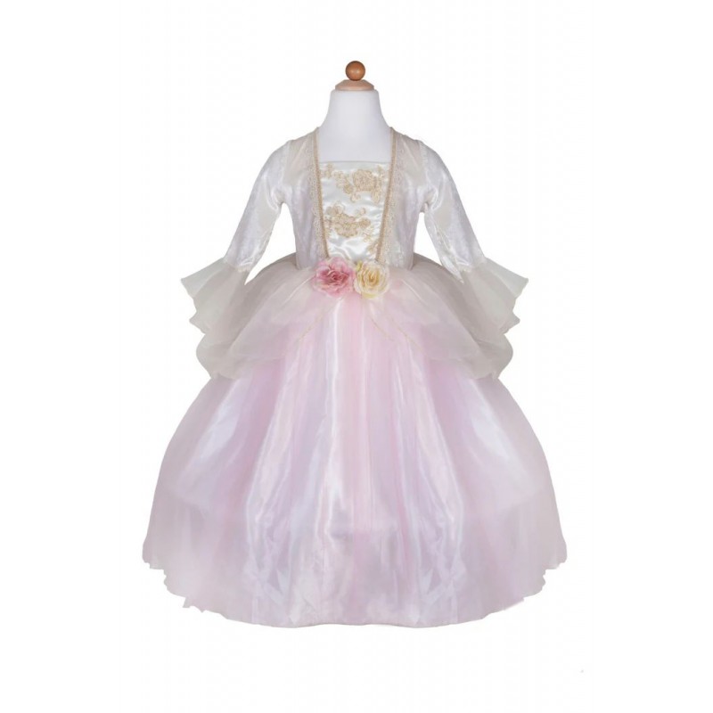 Robe de princesse rose pâle et dorée, 5-6 ans Robe de princesse rose pâle et dorée, 5-6 ans