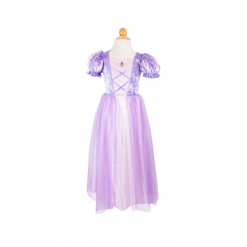 Robe de princesse en velours lilas - Raiponce, 5-6 ans Robe de princesse en velours lilas - Raiponce, 5-6 ans