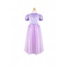 Robe de princesse en velours lilas - Raiponce, 5-6 ans