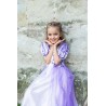 Robe de princesse en velours lilas - Raiponce, 5-6 ans