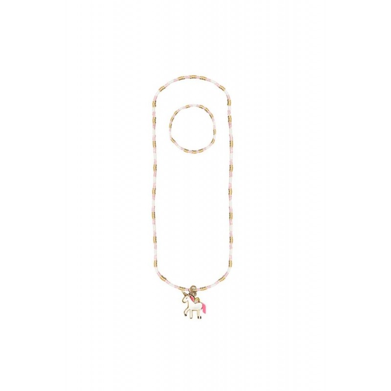 Set collier et bracelet - Licorne magique