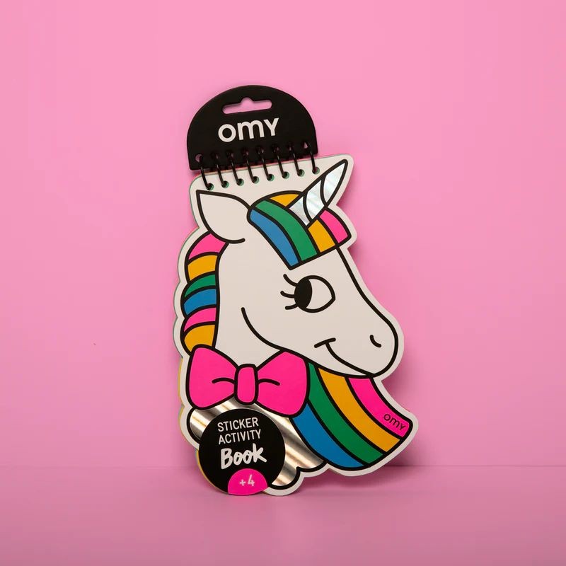 Carnet d'activités avec stickers - Lily la licorne