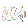 Scoubidous Peace & Love - 50 fils