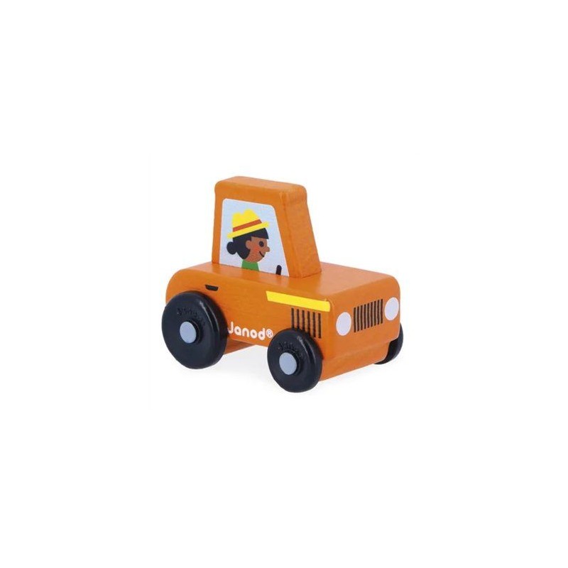 Cross roads - Tracteur orange