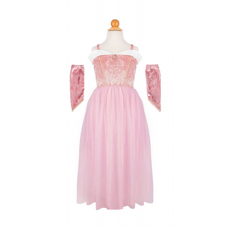Robe de princesse en velours rose - Belle au bois dormant, 3-4 ans Robe de princesse en velours rose - Belle au bois dormant, 3-4 ans
