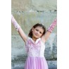 Robe de princesse en velours rose - Belle au bois dormant, 3-4 ans