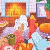 Puzzle Soirée au coin du feu - 500 pcs