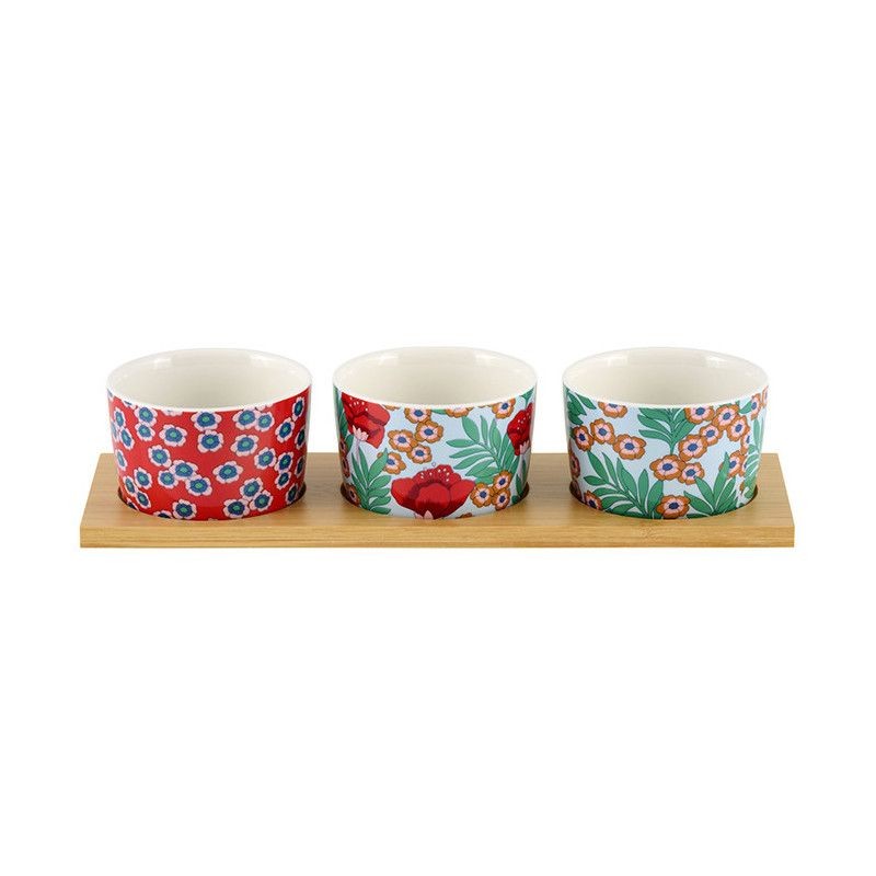 Set de 3 raviers + plateau DUBARO - Japon Set de 3 raviers + plateau DUBARO - Japon