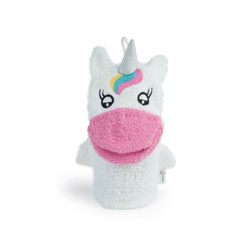 Gant de toilette en coton - Licorne